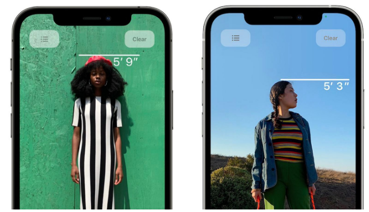 樊城苹果服务网点分享通过iPhone激光雷达测量身高方法教程 